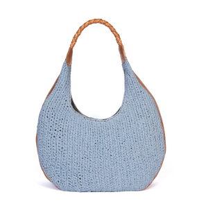 San Jose Raffia Solid Hobo Bag | LB-606Solid