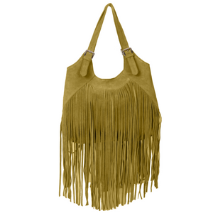 Flint Leather Suede Handbag