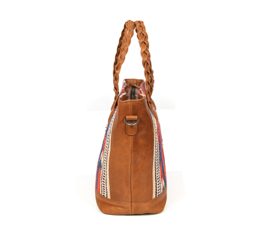 Montana Kim Leather & Kilim Tote