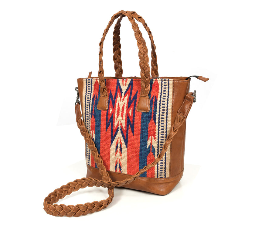 Montana Kim Leather & Kilim Tote