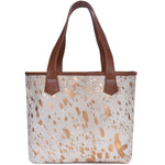 Sacramento Leather Hair on Tote Bag