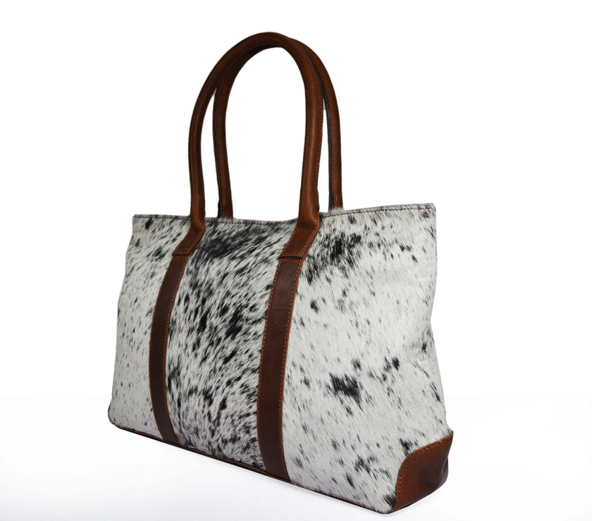 Tucson Classic Hair on Hide Leather Tote | LB-61