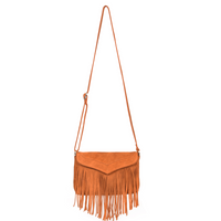 Lexington Leather suede crossbody Bag