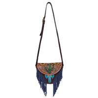 Phoenix Tooled Leather Kim Crossbody bag